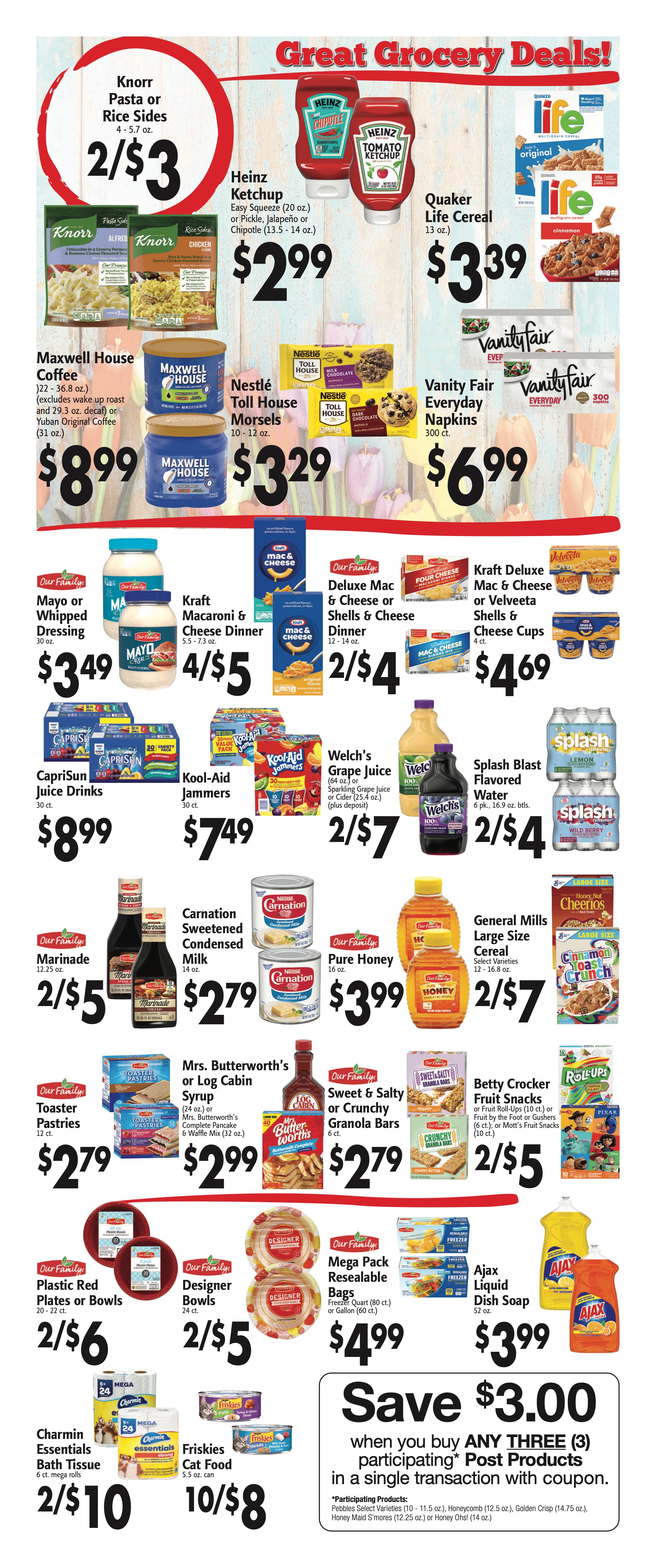 Weekly ad circular for Frank's Supermarkets
